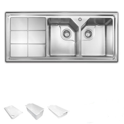 سینک ظرفشویی توکار کد 324S اخوان