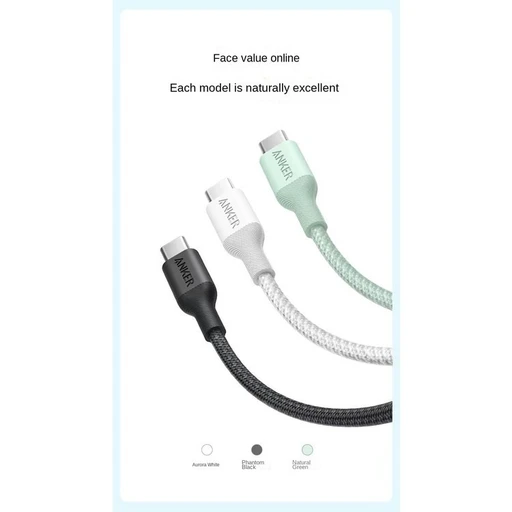 کابل شارژ 1.8متر C - C انکر مدل ANKER 544 (5.Gen) A80F6